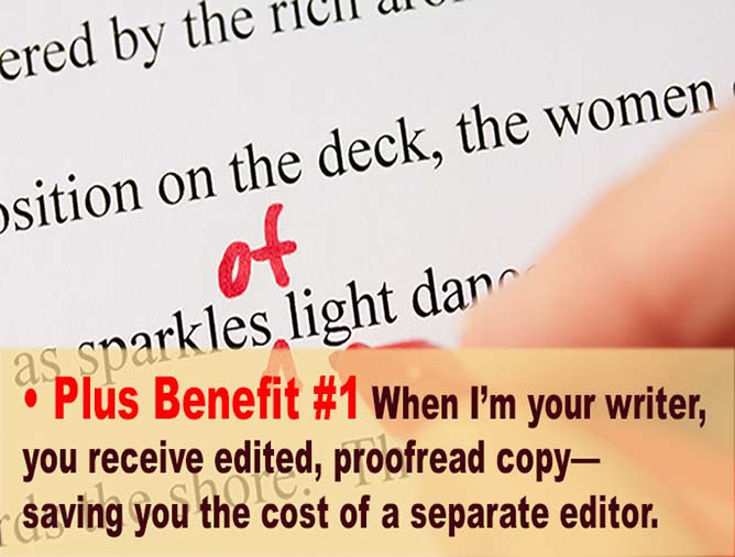 Your copywriter is also an editor.