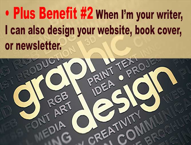 Your copywriter is also a graphic designer.